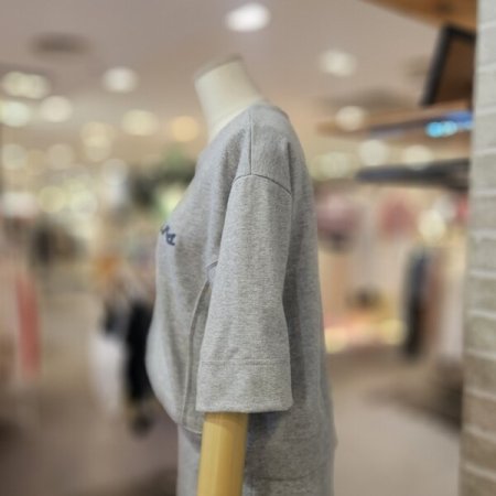 자수 5부 티셔츠