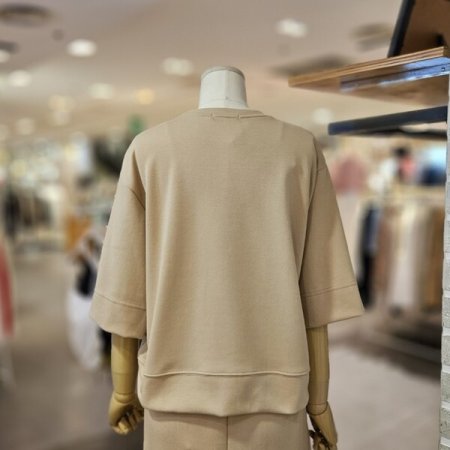 자수 5부 티셔츠