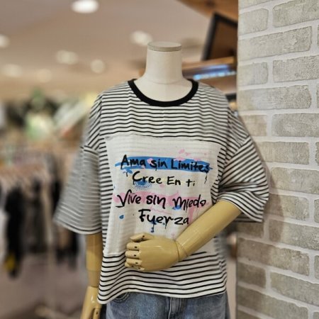 나염 패치 단가라 티셔츠