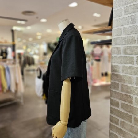 자수 반팔 자켓