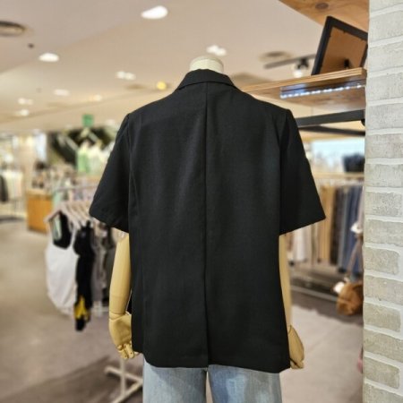 자수 반팔 자켓