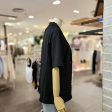 자수 반팔 자켓