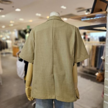 자수 반팔 자켓