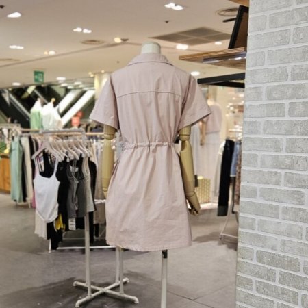 카라 미니 원피스