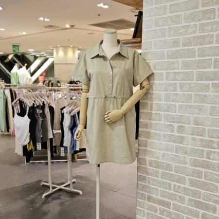 카라 미니 원피스