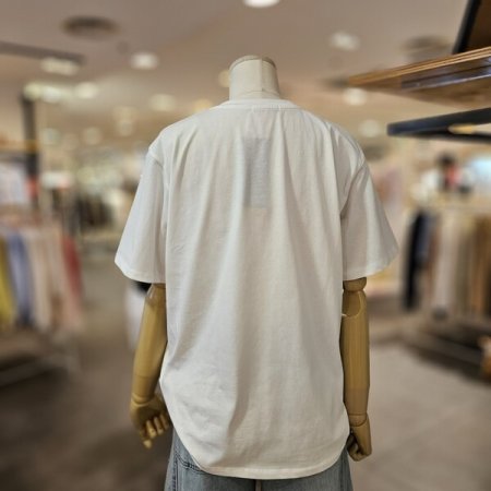 도그 카 프린트 티셔츠