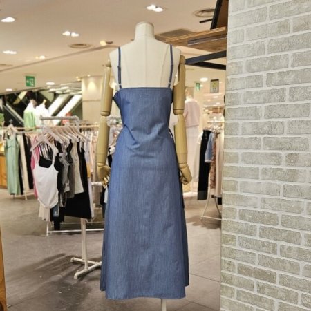 오픈 지퍼 원피스