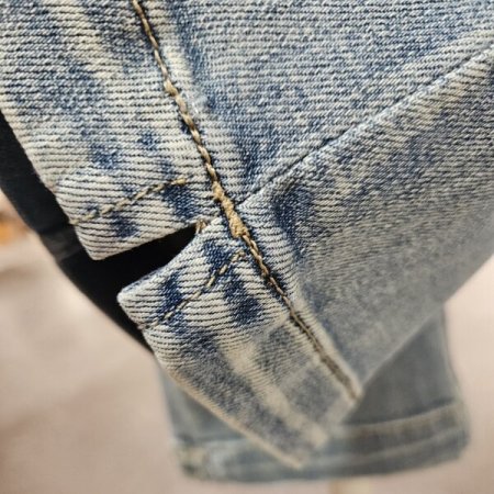 9부 스판 스키니 데님 팬츠