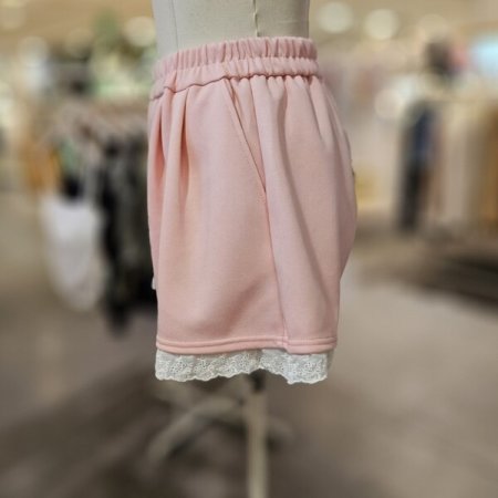 밑단 레이스 숏 팬츠