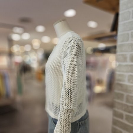 크로쉐 탑 셋업 가디건