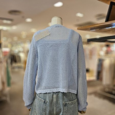 크로쉐 탑 셋업 가디건