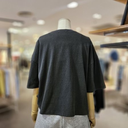 피그먼트 나염 크롭 티셔츠