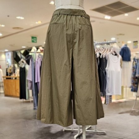 벨티드 트임 치마 바지