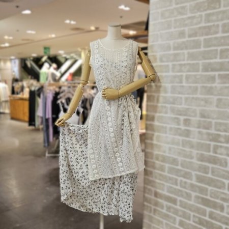 크로쉐 원피스 세트