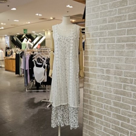 크로쉐 원피스 세트