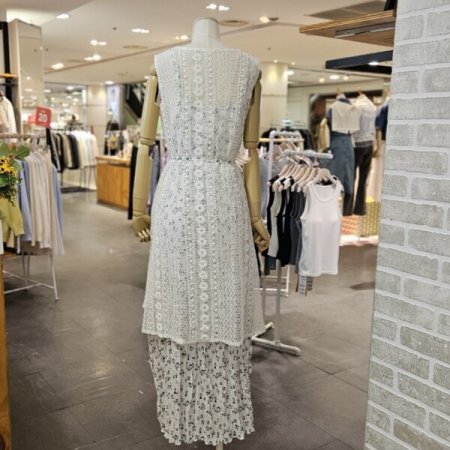 크로쉐 원피스 세트