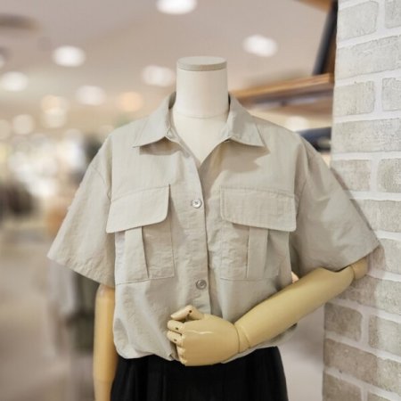 아웃 포켓 카라 자켓