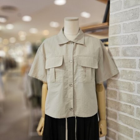 아웃 포켓 카라 자켓