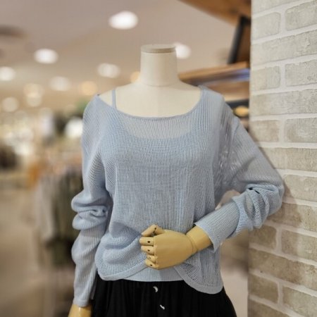 나시 세트 풀 오버 니트