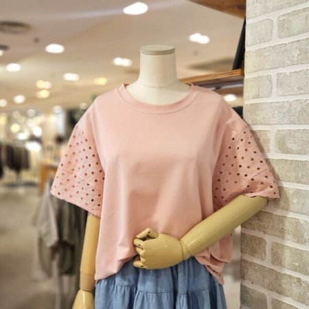 아일렛 콤비 티셔츠