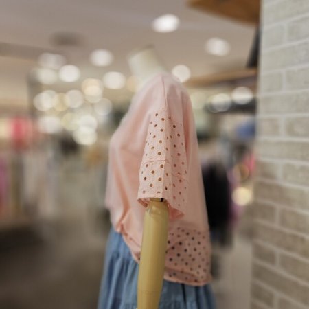 아일렛 콤비 티셔츠