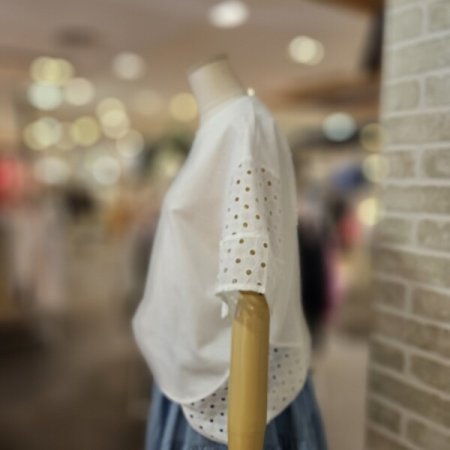 아일렛 콤비 티셔츠