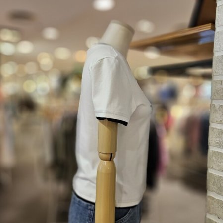 레터링 배색 티셔츠