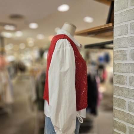 오픈 뜨개 베스트