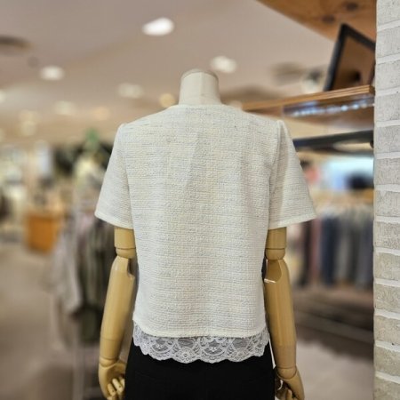 밑단 레이스 썸머 자켓