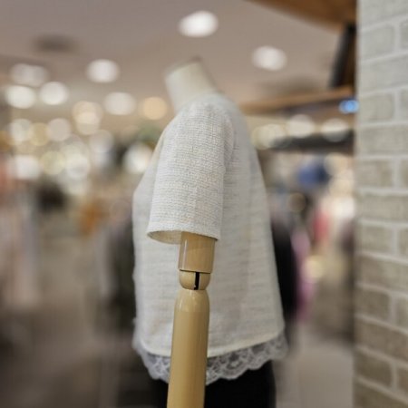 밑단 레이스 썸머 자켓