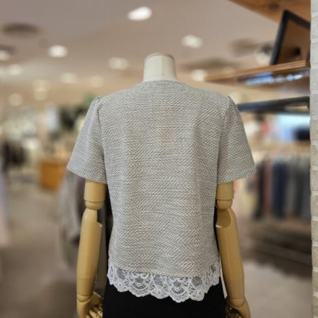 밑단 레이스 썸머 자켓