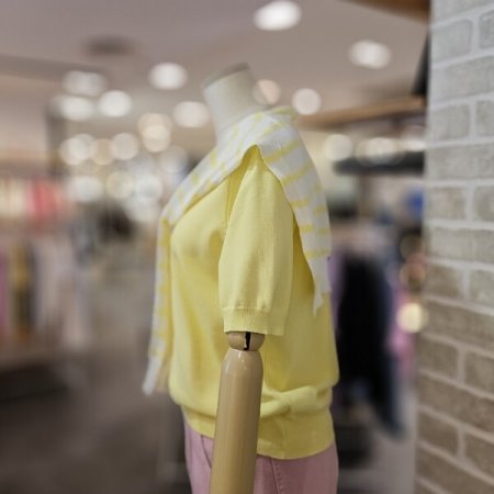 숄 셋업 반팔 니트