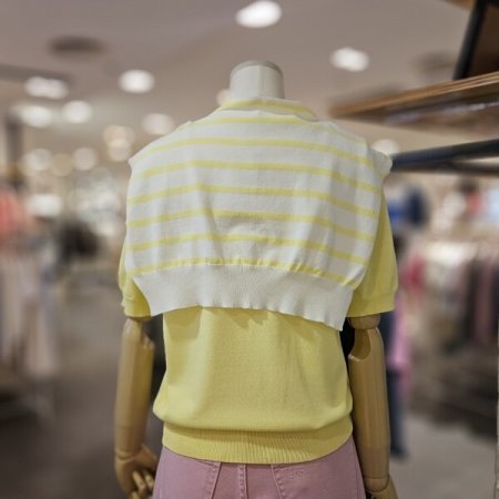 숄 셋업 반팔 니트