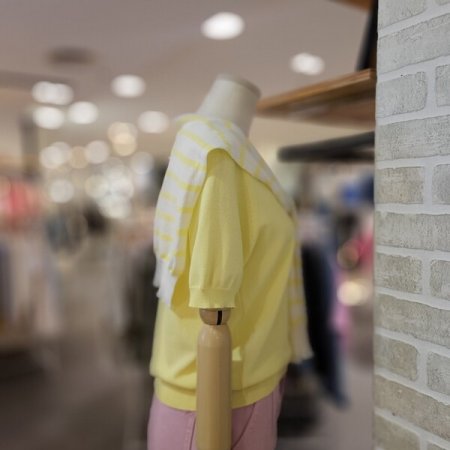 숄 셋업 반팔 니트