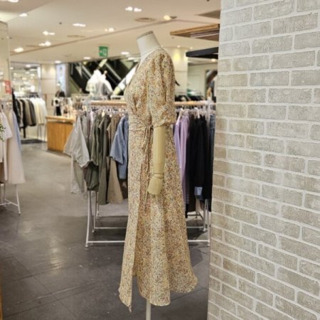 쉬폰 잔꽃 원피스