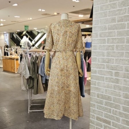 쉬폰 잔꽃 원피스