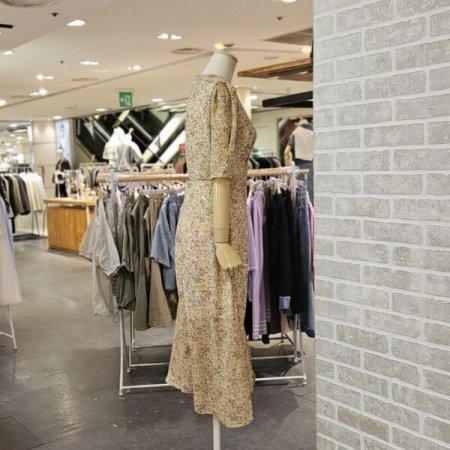 쉬폰 잔꽃 원피스