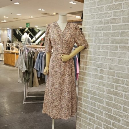 쉬폰 잔꽃 원피스