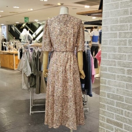 쉬폰 잔꽃 원피스