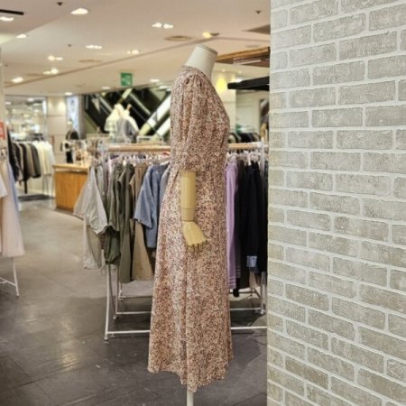 쉬폰 잔꽃 원피스