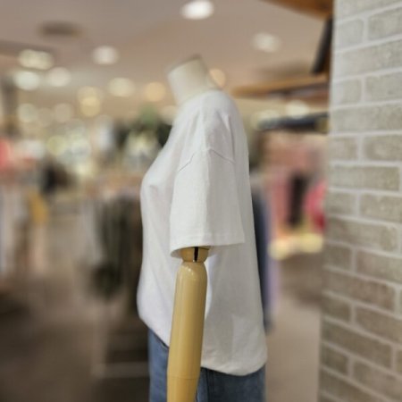 하와이 자수 반팔 티셔츠