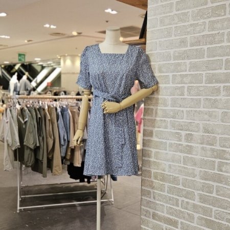 잔꽃 미니 원피스