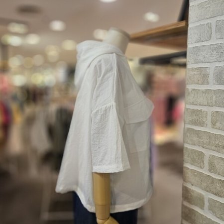 후드 스트링 점퍼