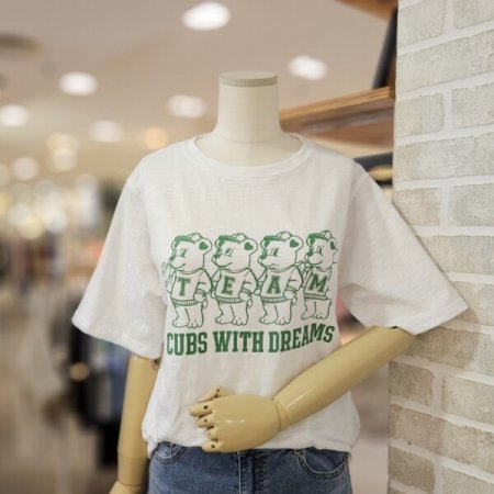 베어 슬라브 티셔츠