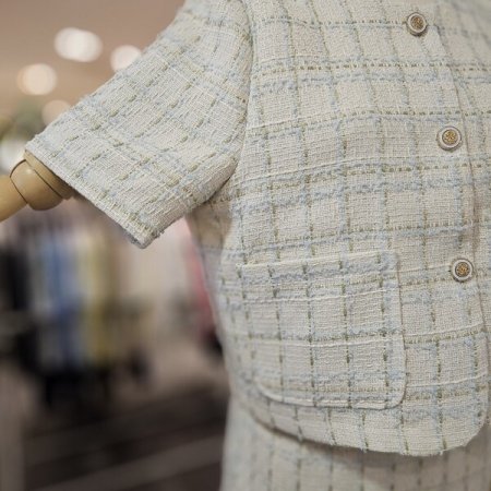 셋업 트위드 자켓