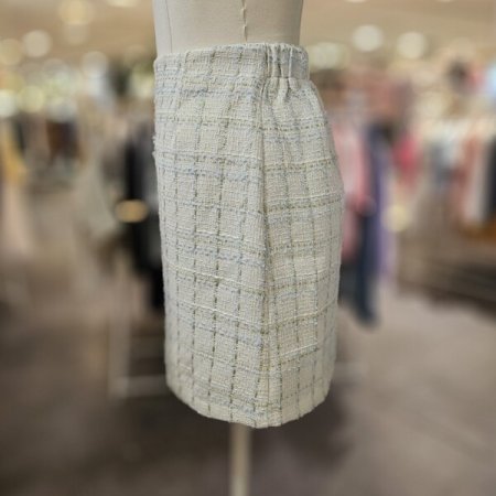 셋업 트위드 미니 스커트