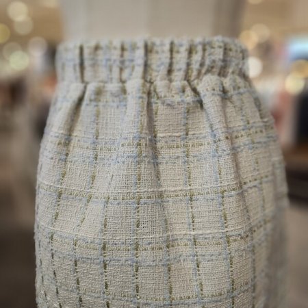 셋업 트위드 미니 스커트