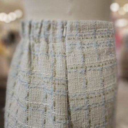 셋업 트위드 미니 스커트