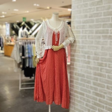 주름 레이어드 원피스