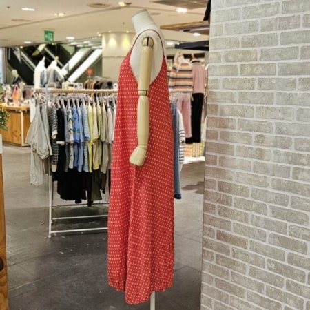 주름 레이어드 원피스